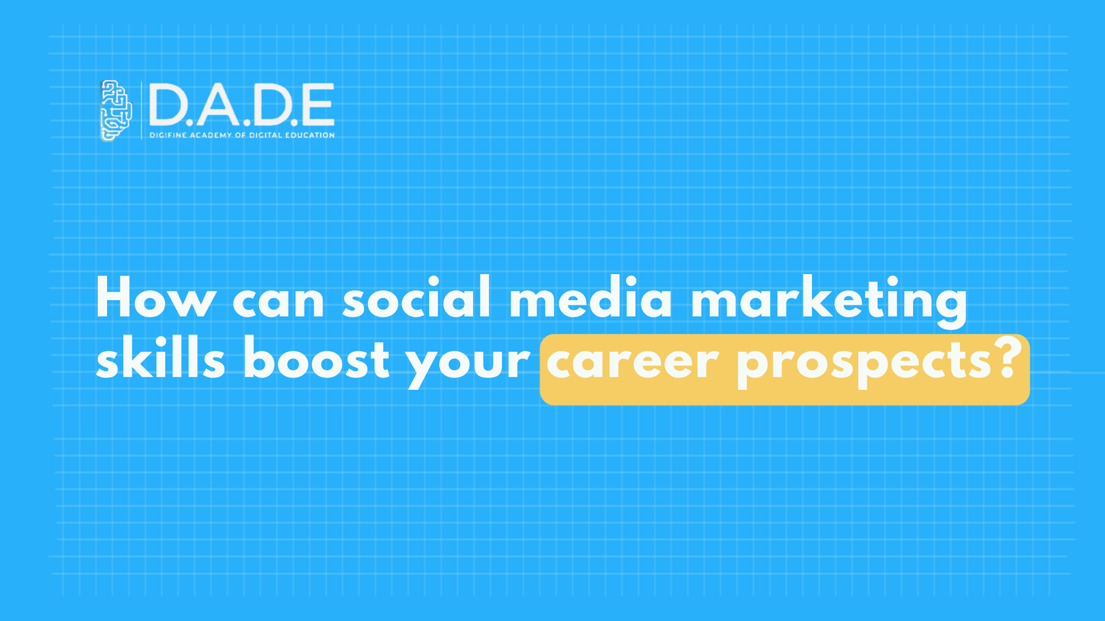 How can social media marketing skills boost your career prospects?